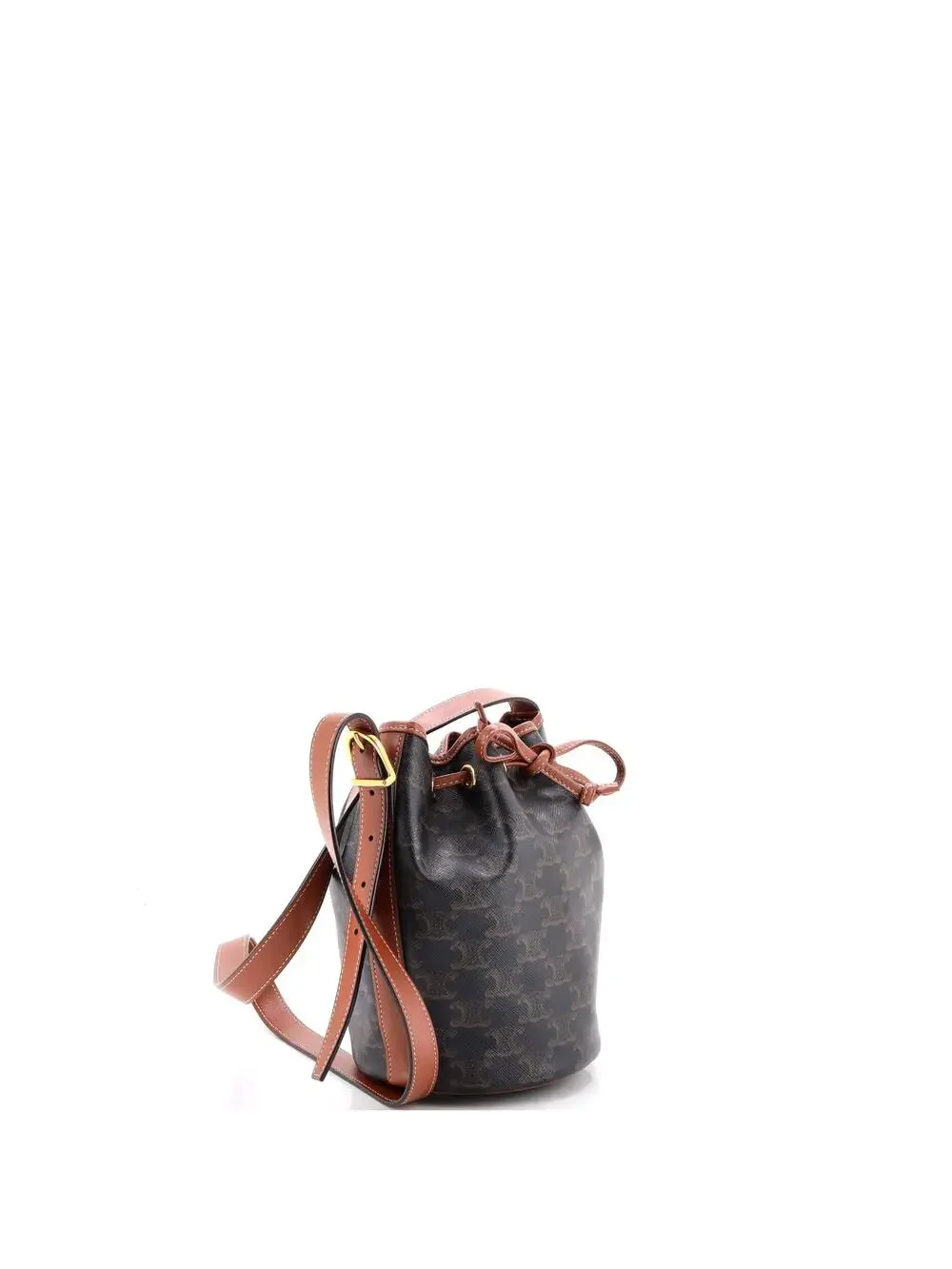 Celine Drawstring Bucket Bag Triomphe #340662C10B